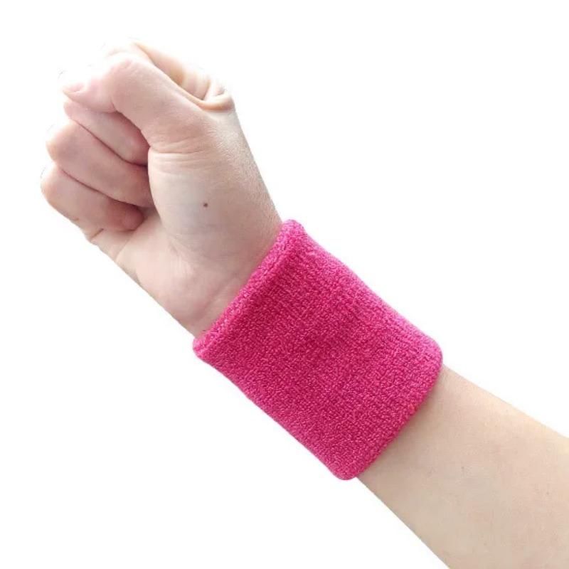 Men and Women Wrist Sweatband Tennis Sport Wristband Volleyball Gym Tennis Wrist Brace Support Sweat Band Towel Bracelet Protector