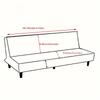 PU Leather Without Armrest Slipcover Elastic Sofa Bed Cover Anti-dirty Folding All-inclusive Couch Cover Pet Furniture Protector