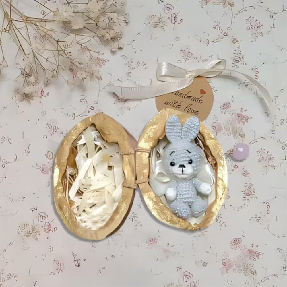 

Плетеное вручную Подарок Животное в скорлупе грецкого ореха Эмоциональная поддержка Миниатюрная коллекция Подарки Декор для стола A