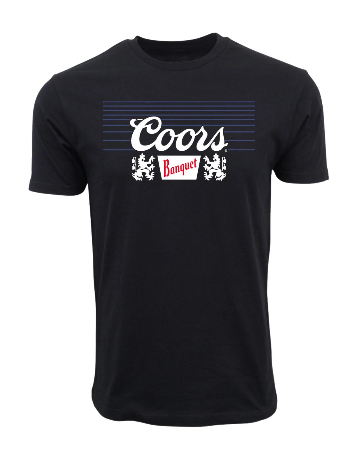 

Unisex Adult Casual Graphic COORS BANQUET T SHIRT T-Shirt M