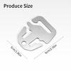 Stainless Camping Tent Wind Rope Buckle Outdoor Knot Tool Guyline Wind Rope Cord Adjuster Fast Knot Knotting Buckle