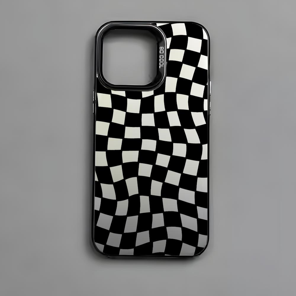 

Racing Square Phone Case For iPhone 17 16 15 14 13 12 11 Pro Max Air Colorful Matte Laser Aurora Shockproof Phone Case iPhone 16 Pro
