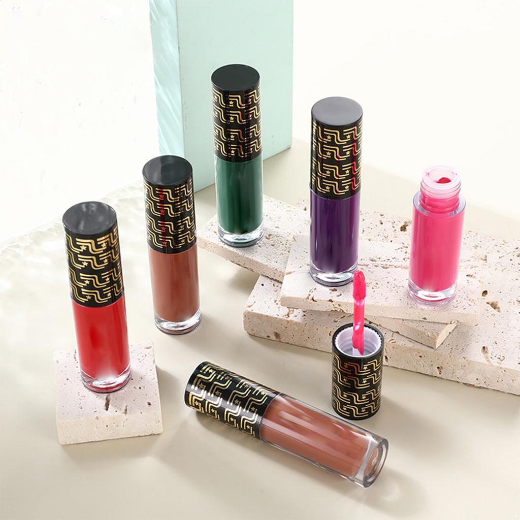 1Pc Matte Liquid Lipstick Long Lasting Waterproof Smudge Proof Non Sticky Lip Gloss with Velvety Smooth Finish for Women Girls