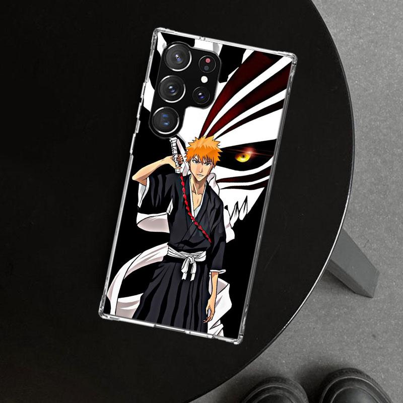 Kurosaki Ichigo Bleach Phone Case Cover for Samsung Galaxy S26 S25 Edge S24 S23 Ultra S22 Plus S21 FE S20 + Art Customized Funda