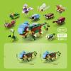 Funny Joy Insect Animals Figures Set Mini Building Blocks Toy Assembly 3D Constructor Micro Bricks For Kids Boys Present Plaything