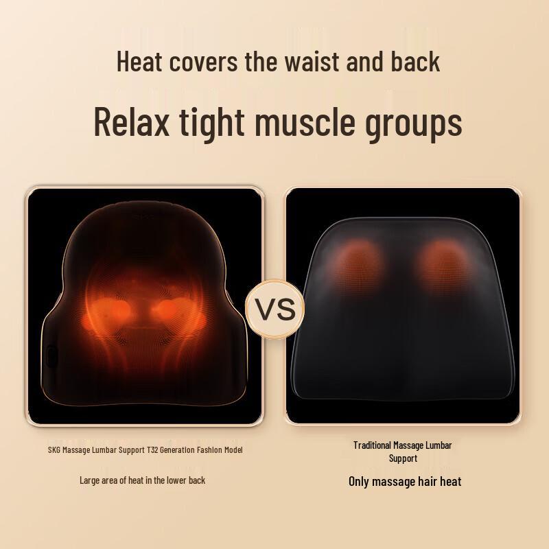 SKG T3 2nd Gen Lumbar Massager CN Plug (adapter Included)