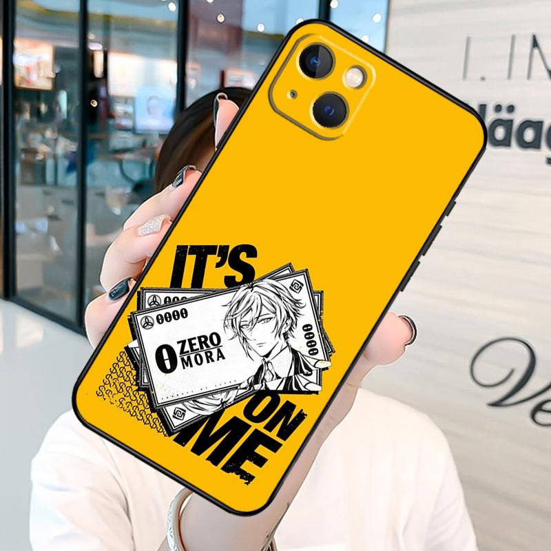 Zhongli Genshin Impact Phone Case For iPhone 13 12 Mini 11 14 15 16 Pro Max Plus X XS Max XR Cover Shell