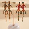 Wind Diamond Gecko Silver Needle Earrings Exaggerated Niche Stud Earrings
