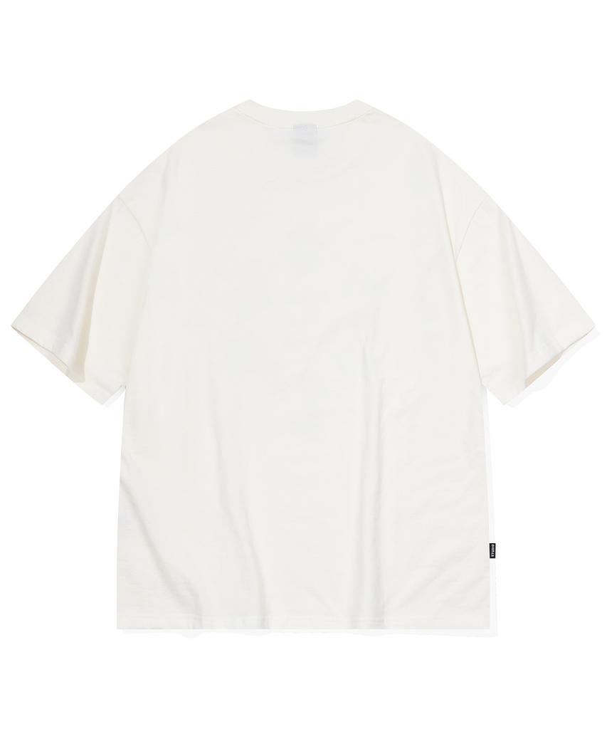 CPGN STUDIO Dtp Angels Short-Sleeve T-Shirt Cream