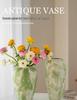 Wabi-Sabi Ink Splash Ceramic Vase: Elegant Retro Flower Arrangement for Living Room or Dining Table