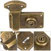 2pcs Antique Lock Wooden Box Hasp Heavy Duty Furniture Accessories  For Chests & Trunks