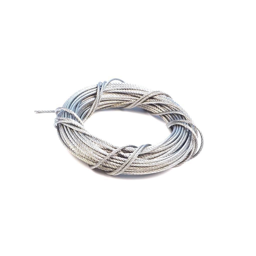 BWR5474-1 Window Regulator Repair Cable Steel Wire Rope 7x7 Diameter: 1.7 Mm Length : 10 Meter for Car Window Regulator