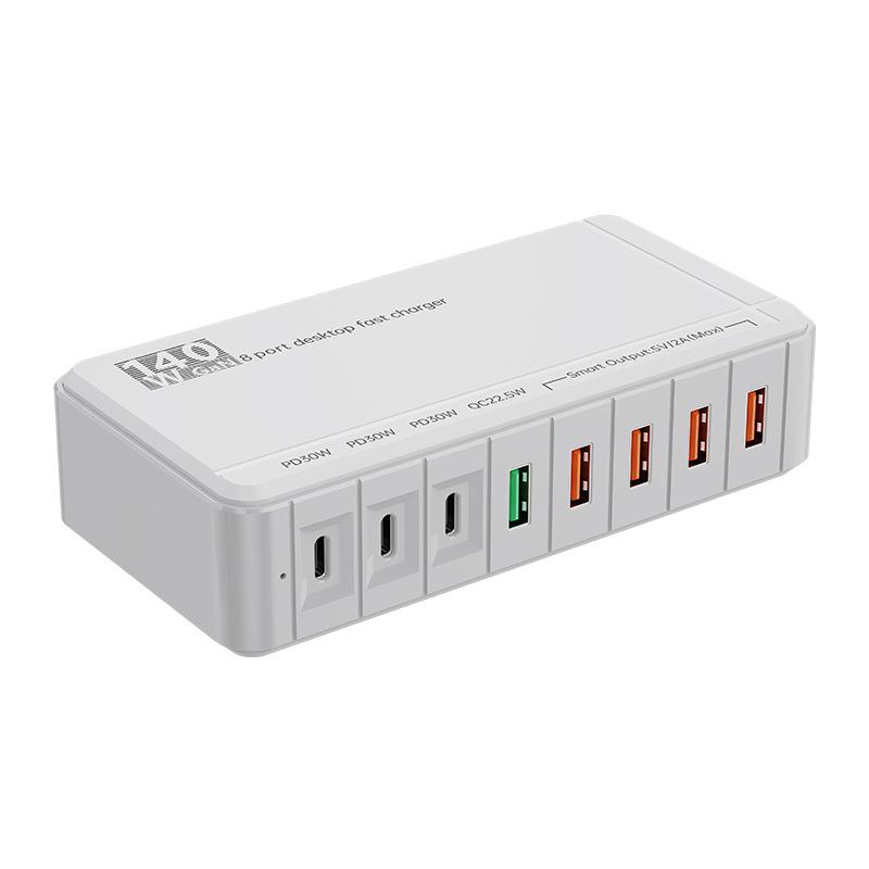 Chargeur USB en nitrure de gallium à charge rapide multi-ports