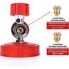 BEAR FORCE Pressure Washer Spray Gun Power Washer Short Gun with M22 Inlet-14mm & Foam Cannon Foam Gun with 5 Nozzles Tips #035