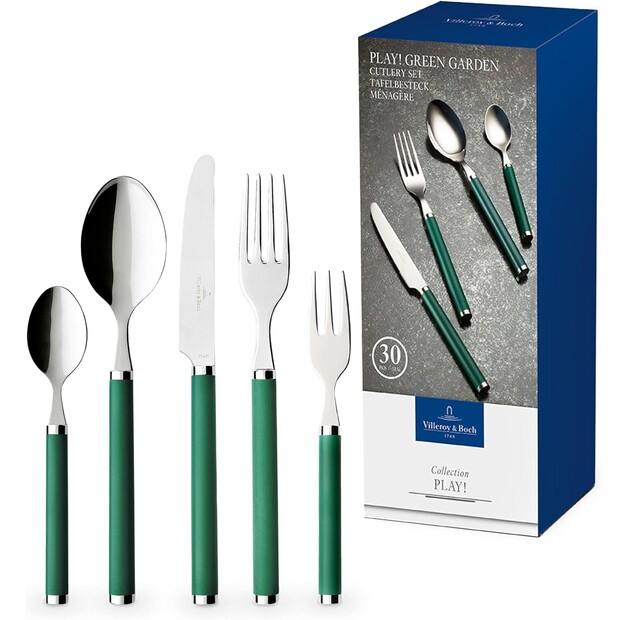 

Набор столовых приборов Villeroy & Boch Play! зеленый сад, 30 шт (1263329050)