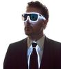 LED Light Up Tie, Glowing Tie, Light Up Tie, Luminous LED Tie, Adjustable Flashing LED Light Up Tie, Funny Light Up Tie for Men, Novelty Tie (White)