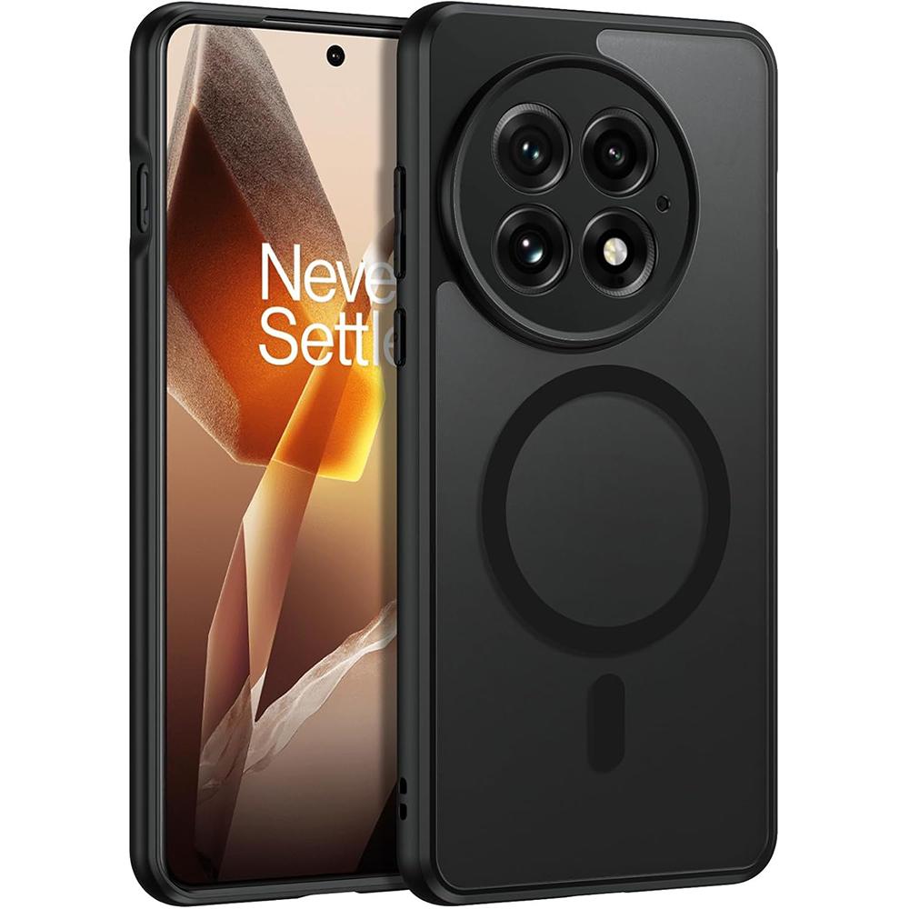 

Case for Magsafe Wireless Charge Hard Plastic Back Translucent Cover For Oneplus 13 13R 12 12R ACE3 3V Ace 5 Pro Nord 4 For Oneplus Nord 4