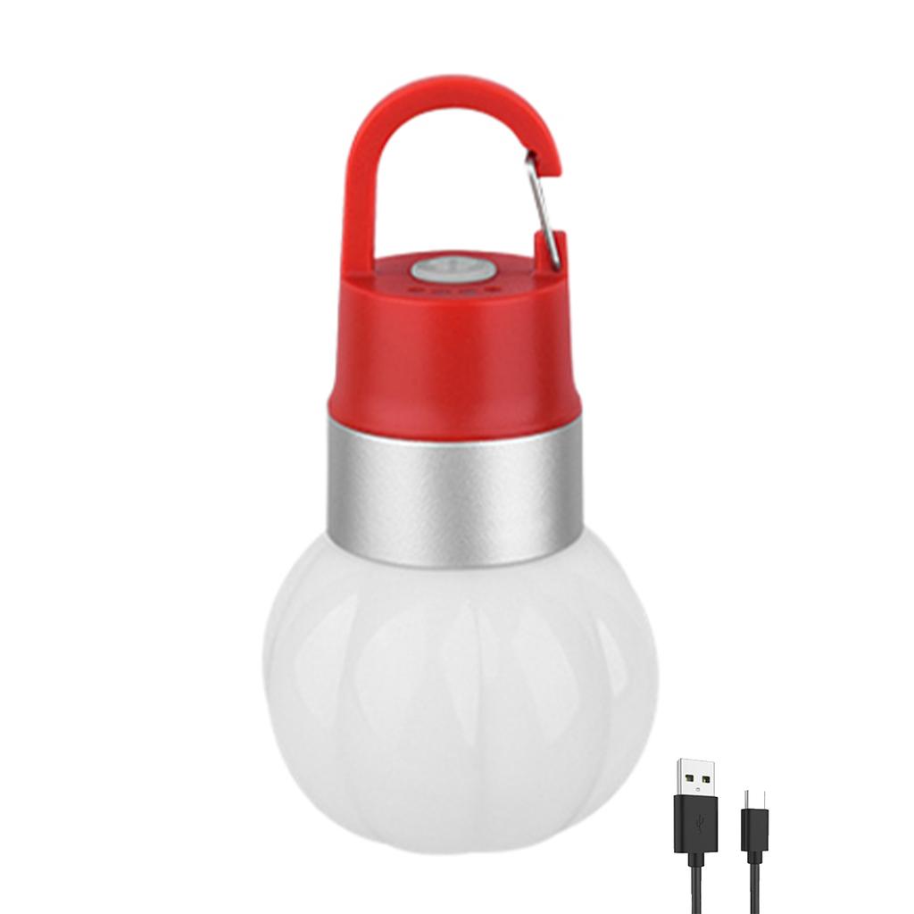 Portable Outdoor Camping Light with Hook Detachable Bottle Cap Light Rechargeable for Camping Hiking Backpacking Fishing