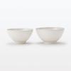 MUJI Mino Ware Rice White Glaze 84319167 Bowl, Round, Small,