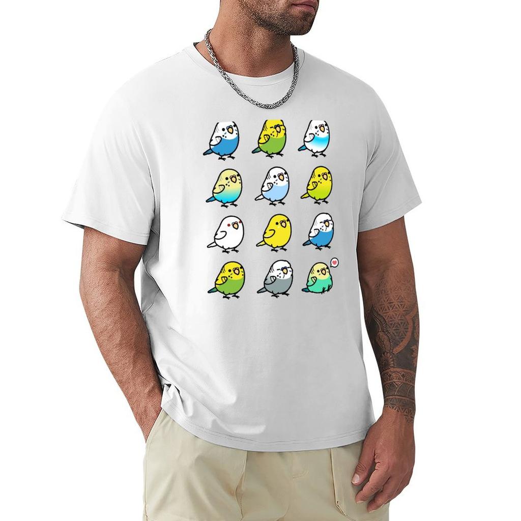 Chubby Budgies Tshirt Thanksgiving Casual Tee