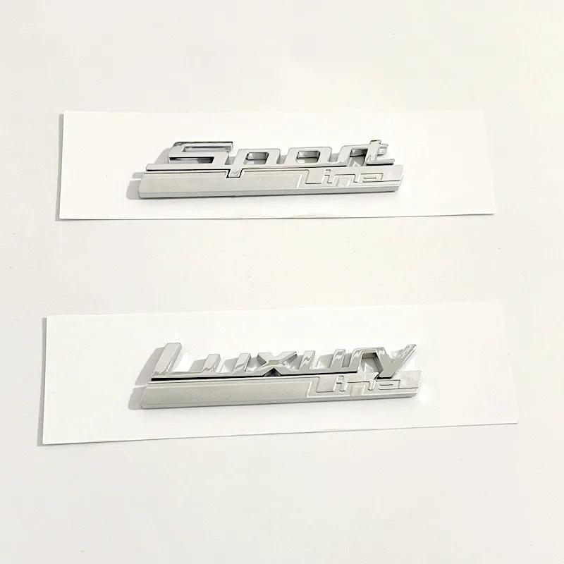 New 3D ABS Sport Luxury Line Logo Fender Emblem Badge Sticker Decal For BMW F10 G30 E46 E39 E36 E90 F30 F20 E60 Car Acessories FD2