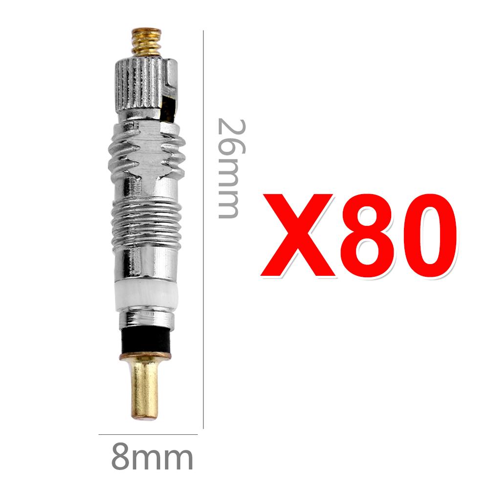 5-500PCS Silver Detachable Presta Valve Core Remove Tool Replacement for Bicycle MTB Road Bikes Brass Tubeless Core Repair Tools