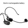 Voice Amplifier Anti-interference Independent Frequency Band Plug And Play Wireless Microphone Radio Headset for Outdoor