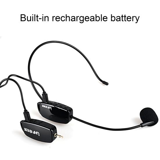 Voice Amplifier Anti-interference Independent Frequency Band Plug And Play Wireless Microphone Radio Headset for Outdoor