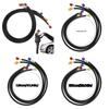 Fluorinated Tubes Charging Hose Set High Pressure Charging Hose  Refrigerant Charging