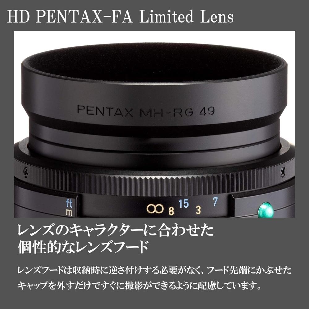 Pentax Hd Pentax Fa 43mmf1.9 Limited Black Standard Prime Lens