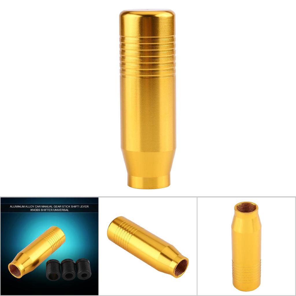 Aluminum Alloy Car Manual Gear Stick Shift Lever Knobs Shifter Universal Gold