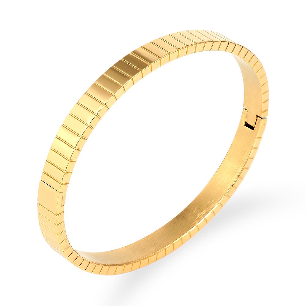 Lovers Bracelets Woman Titanium Stainless Steel Cubic Zirconia Fashion Cuff Charm Strap Bangles Jewelry for Women Gifts