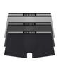 [Guess] Solid Colorline Trunks Set 3-Pack (BK/CH/GY) [Shipped from Korea] 100% Authentic