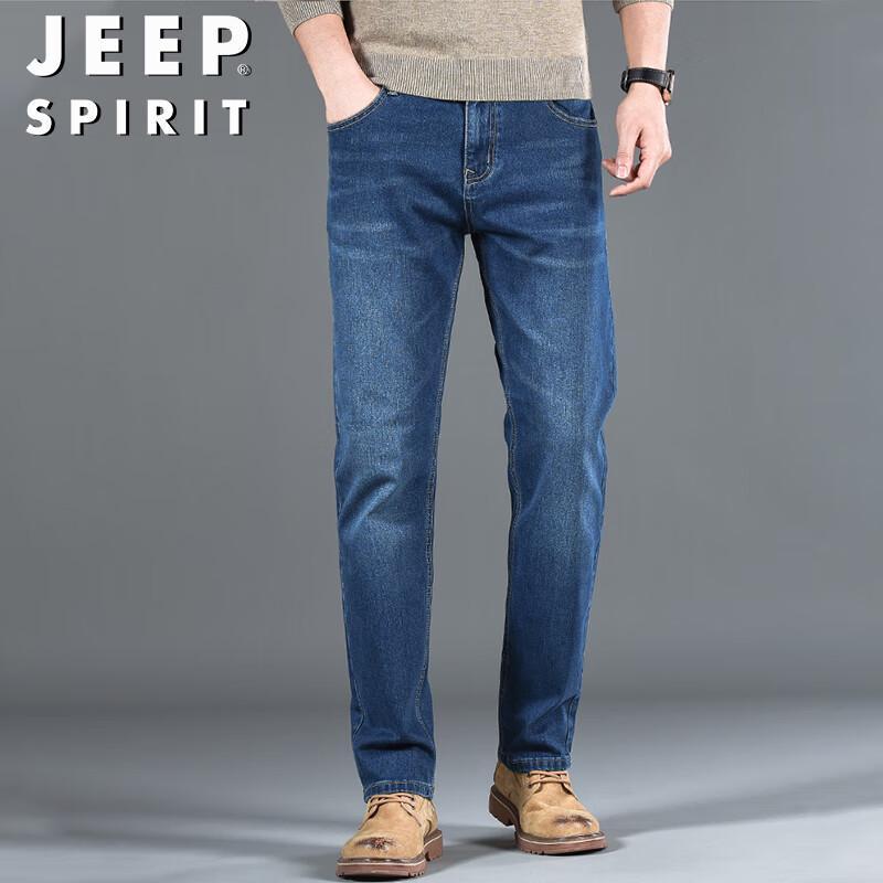 JEEP SPIRIT Men's Straight Fit Casual Jeans