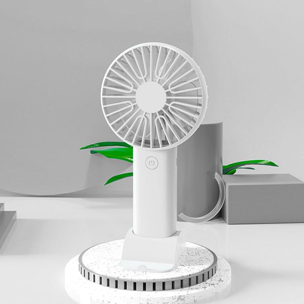 Yonrjhukm Handheld Fan Usb Rechargeable Mute Desktop Dormitory Small Fan Portable Outdoor High Wind Power Mini Handheld Fan