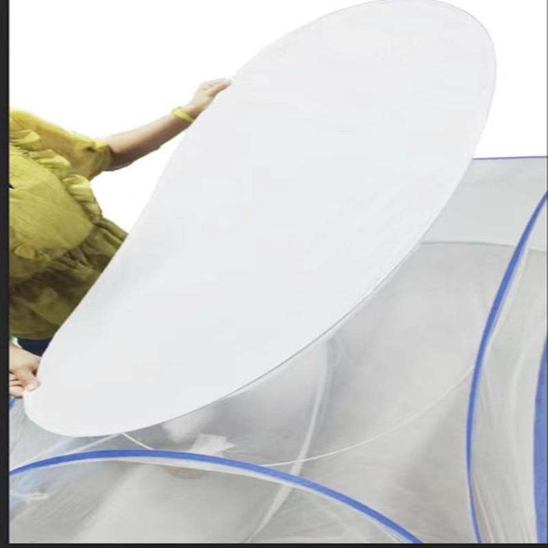 Mosquito Net with Free Installation – Foldable Steel Wire Yurt, Dustproof & Mosquito Proof