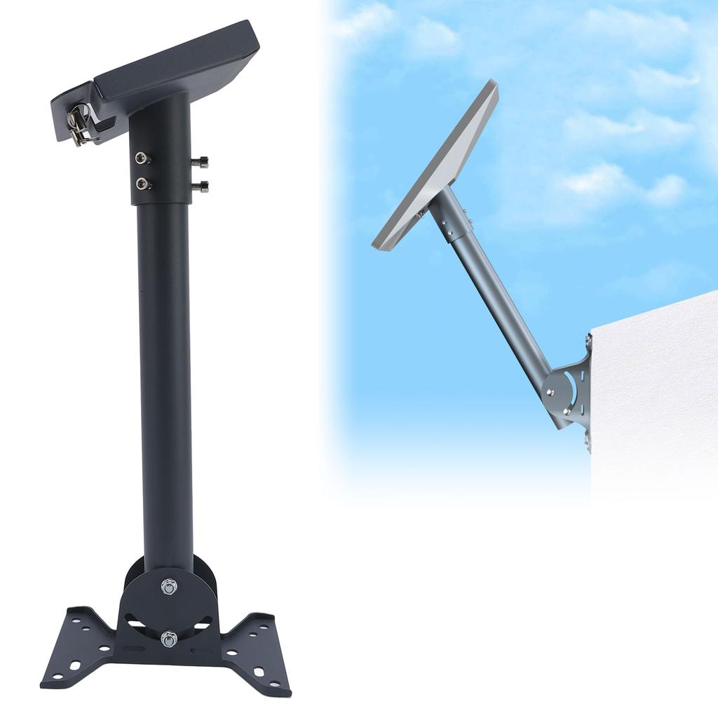 Rectangular Satellite Roof Mount 120 Degree Adjustable Pivot Standard Dish Mounting Kit with for Gen