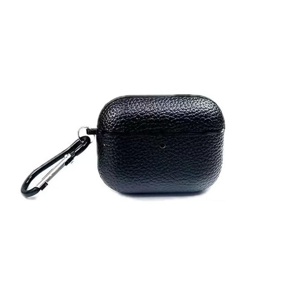 New Litchi Skin Leather Protect Case For AirPods 2 3 4 Pro2 Pro3 Wireless Earphone Cover
