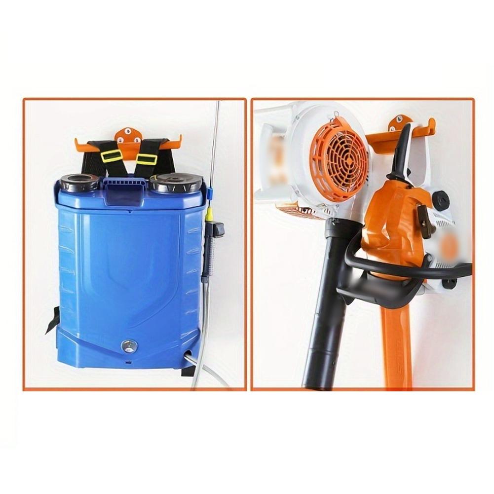 Backpack Blower Wall Mount Rack: Space-Saving Hanger For Easy Storage Garden Power Tool Storage Bracket