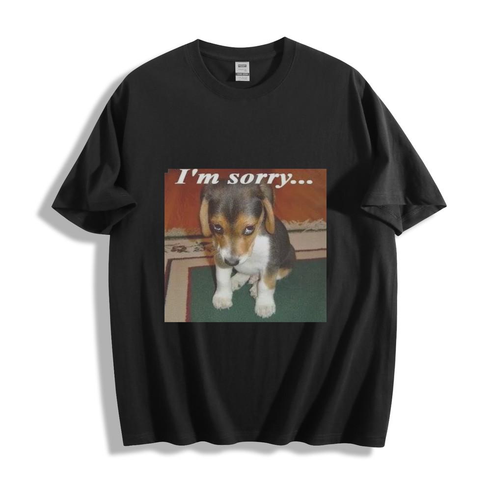 Apologetic Beagle T-Shirt - Cute Puppy Sorry Design Unisex Tee