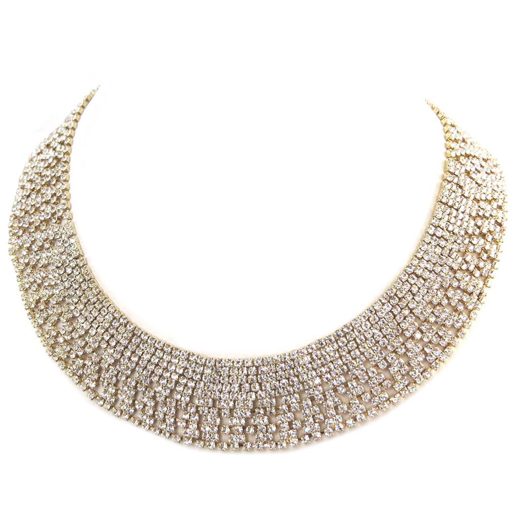 

Les Trésors De Lily [P4226] - Дизайнерское колье Sissi из белого золота - 2,5 см