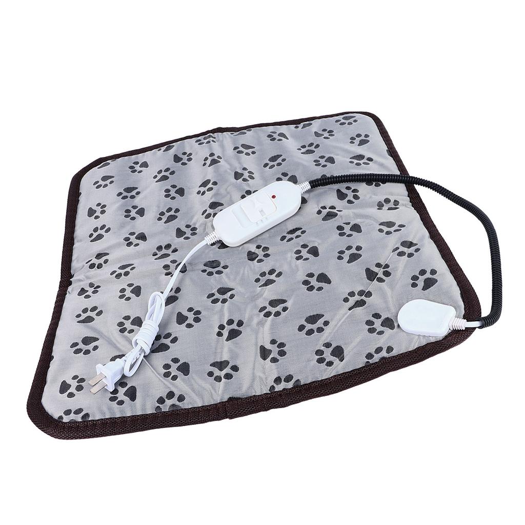 Electric Pet Heating Pad Waterproof Bite Resistant Adjustable Temperature Heated Pad Blanket for