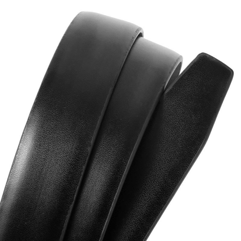 Genuine Leather Women's Versatile Brown Jeans Belt