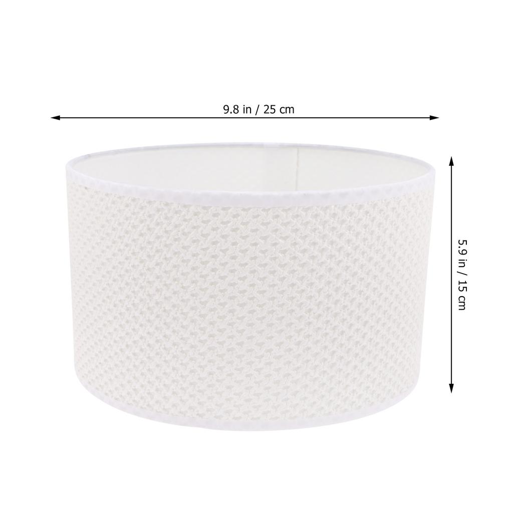 Hexagon Woven Lamp Shade Rustic Style Soft Light Protector Decorative Lampshade for Table Floor Desk Lamp Cover Replacement
