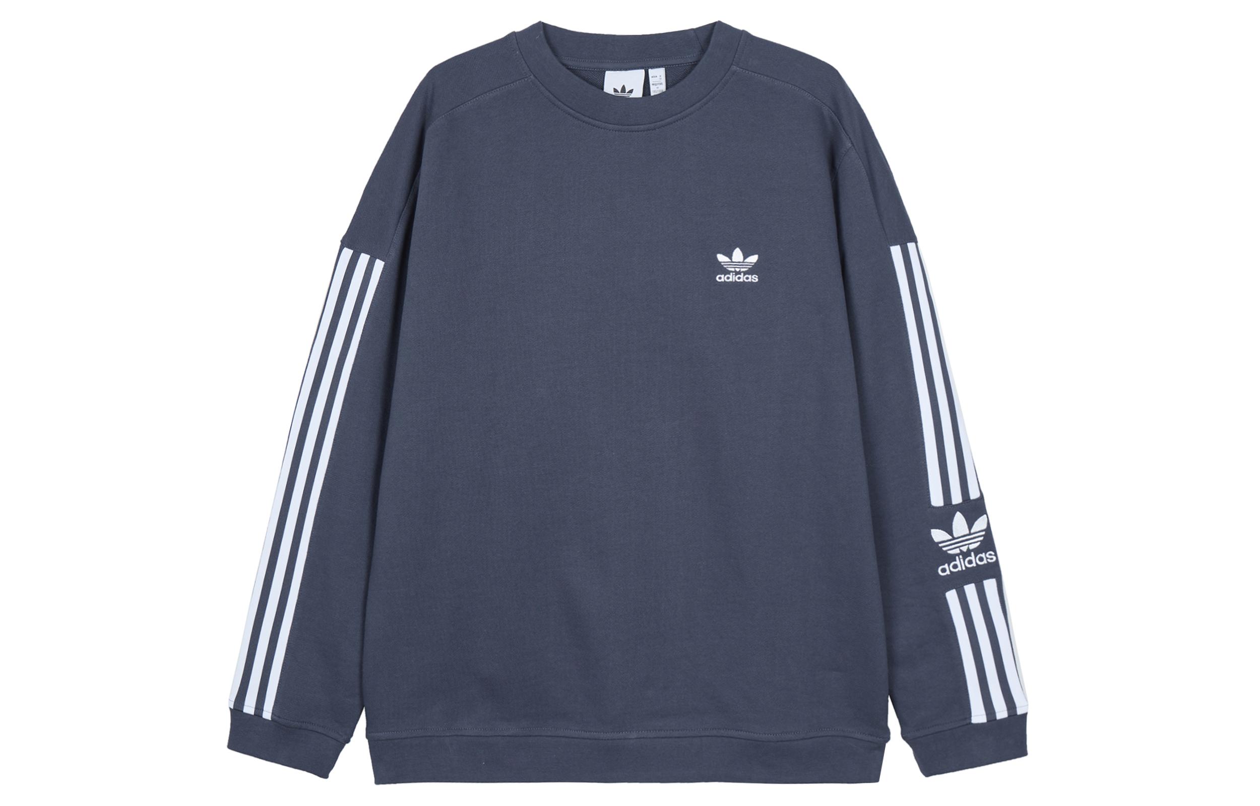 Adidas Originals Sweatshirt Men s Dark Gray & Navy Blue HC1997 XL