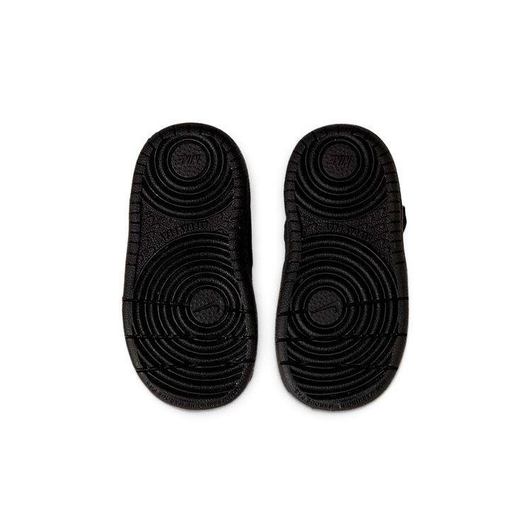 Nike Court Borough Slip Resistant Cushioning Abrasion Resistant Breathable Low top Toddler Shoes Black CT3963-001