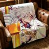 anime D-D Gray man-n Throw Thick Comfort Flannel Quilt, Multi-scene Use Indoor Outdoor Daily Nap
