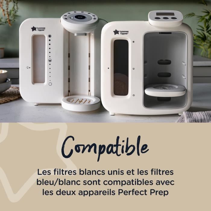 Filtre De Rechange Perfect Prep Pour Préparateur De Biberons Tommee Tippee - Blanc - Pour Bébé
