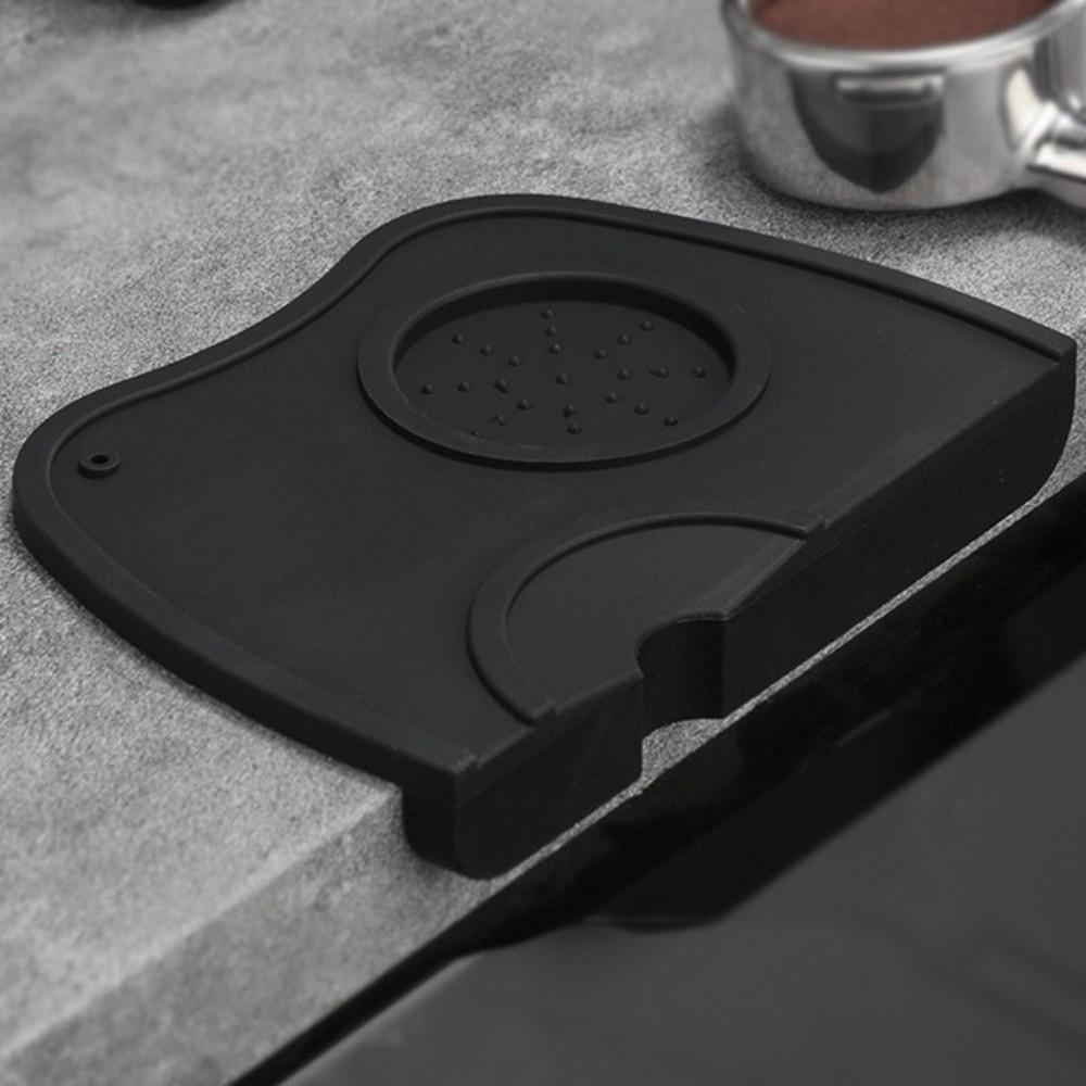 Anti-Skid Powder Distributor Mat Black Coffee Corner Pad Espresso Coffee Tamper Mat  Coffee Bar