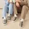 Platform Women Home Slippers Plush Warm Thick Bottom Slides Breathable Soft Non-slip Slippers Indoor Outdoor Men Casual Slippers